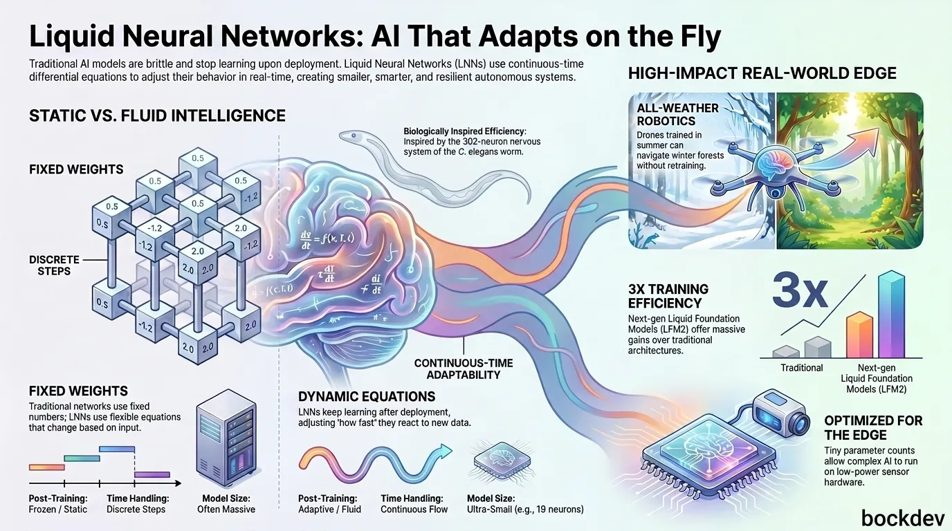 Liquid Neural Networks (LNNs): AI That Adapts on the Fly