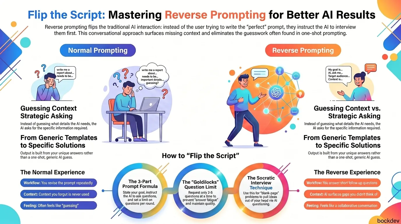 Reverse Prompting: How to Make AI Interview You for Better Results